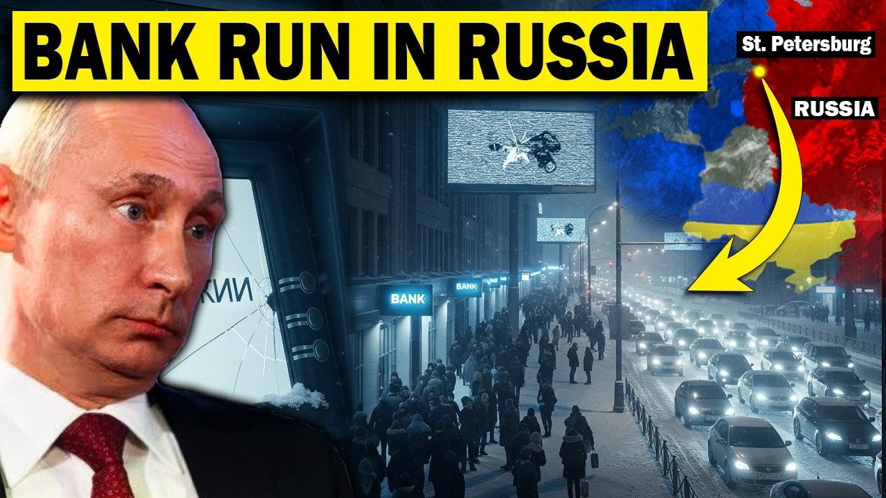 ottomanius's tweet card. BANK RUN–Russian Cities IMPLODE as Putin SHUTS DOWN Internet Even in...