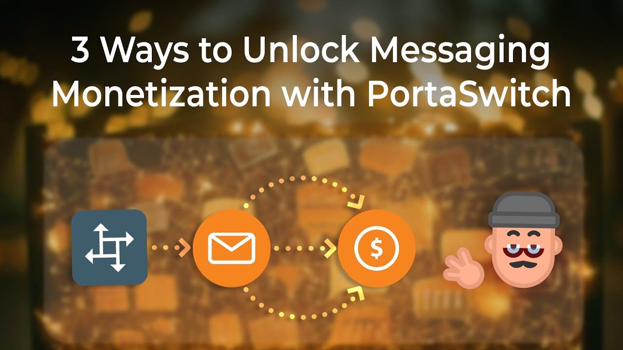 PortaOne's tweet card. 3 Ways to Unlock Messaging Monetization with PortaSwitch | SMS...