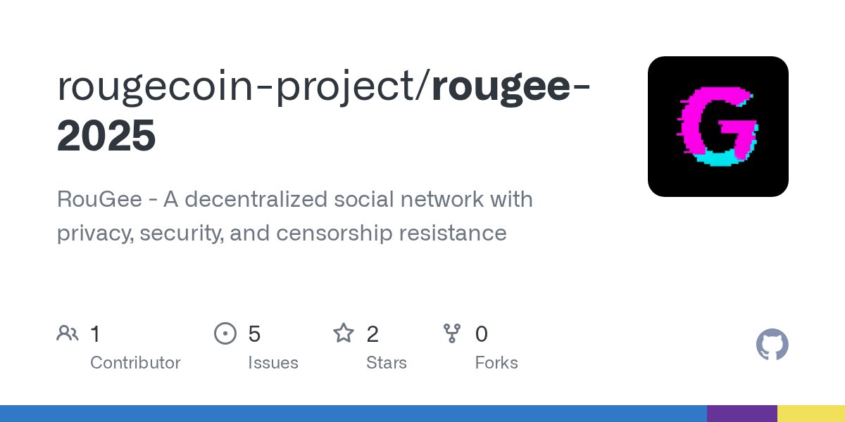 CyberDreadx's tweet card. RouGee - A decentralized social network with privacy, security, and censorship resistance - rougecoin-project/rougee-2025