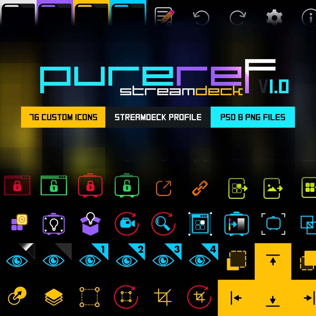 digilocker's tweet card. 76 Custom Streamdeck Icons with Profile, Master PSB & PNG files.