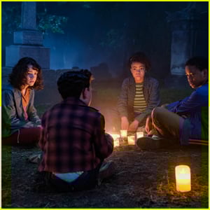 curious_media's tweet card. 'It: Welcome to Derry' Episode 3 Stills Tease a Graveyard Séance - News and Spoilers Hub