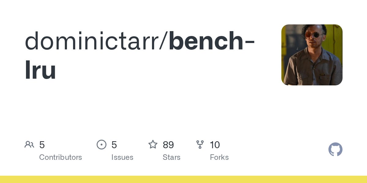 TheDeveloper's tweet card. Contribute to dominictarr/bench-lru development by creating an account on GitHub.