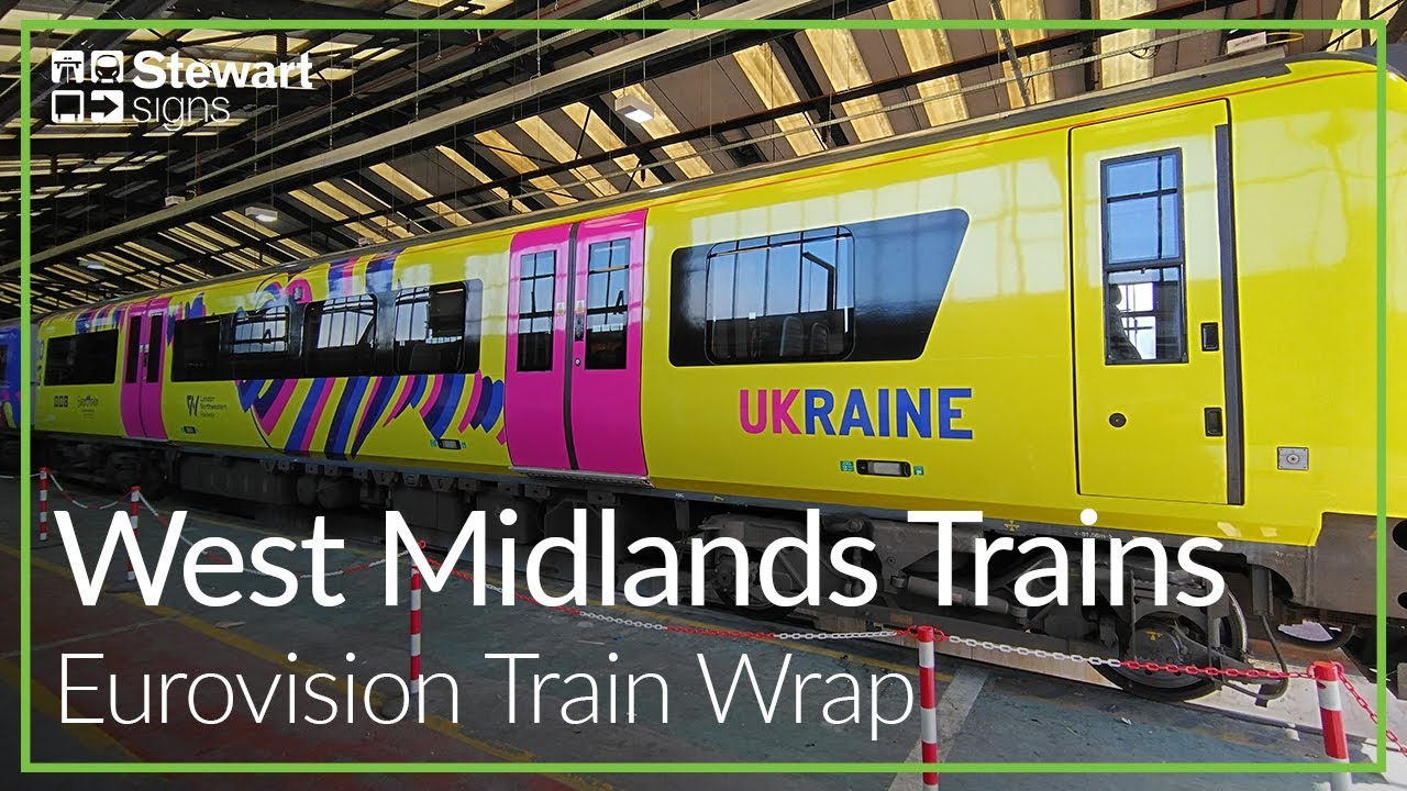 stewartsignsuk's tweet card. West Midlands Trains Class 350 Eurovision Transformation | Stewart...