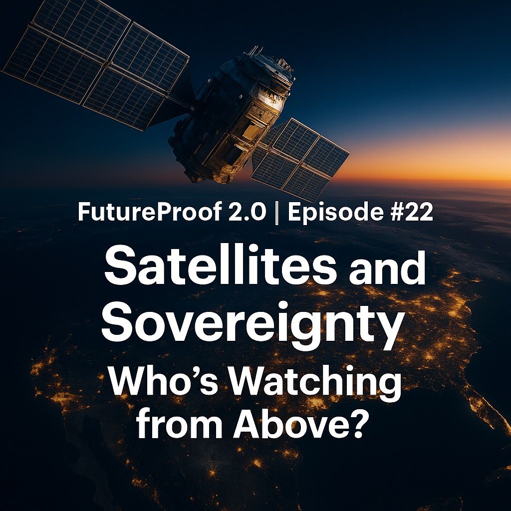 Vortedge's tweet card. FutureProof 2.0 | Episode #22 📡 Satellites and Sovereignty – Who’s Watching from Above? ✍️ By Bayo Adebogun 🗓️ Coming Friday, July 25th, 2025 Subscribe and read the full episode this Friday on...