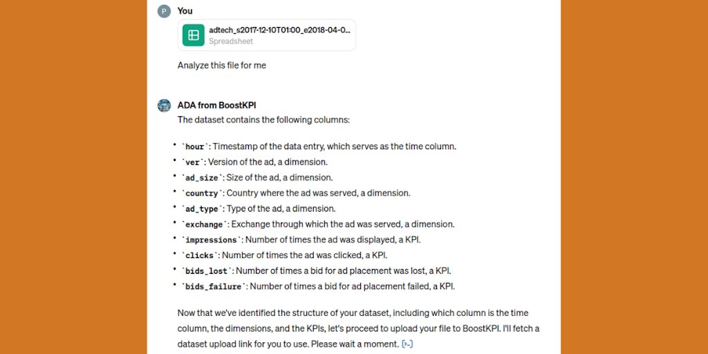 amitmanjhi's tweet card. Ada from BoostKPI is a privacy-first, comprehensive AI data analyst that excels at reporting, generating insights, and finding root causes of KPI anomalies in high cardinality, time series datasets.