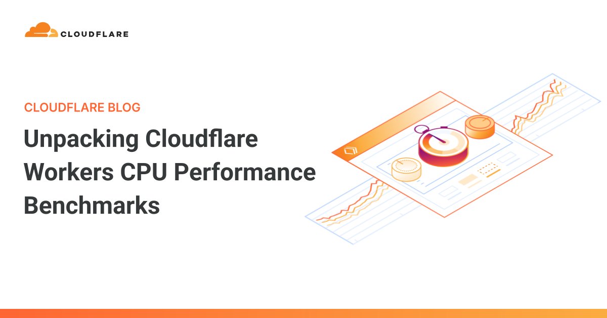Cloudflare's tweet card. Cloudflare investigated CPU performance benchmark results for Workers, uncovering and fixing issues in infrastructure, V8 garbage collection, and OpenNext optimizations. These improvements have made...
