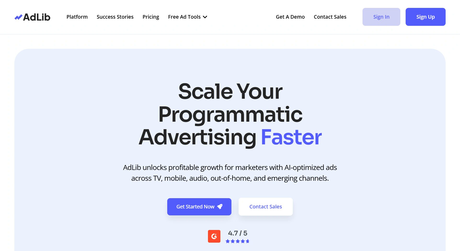 AdLibDSP's tweet card. Reach your target audience on the world's most popular websites and apps with the best advertising platform. Try DSP advertising with AdLib platform today.