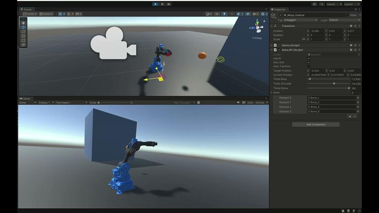 jarain78's tweet card. Controlling the Niryo Robot with Unity
