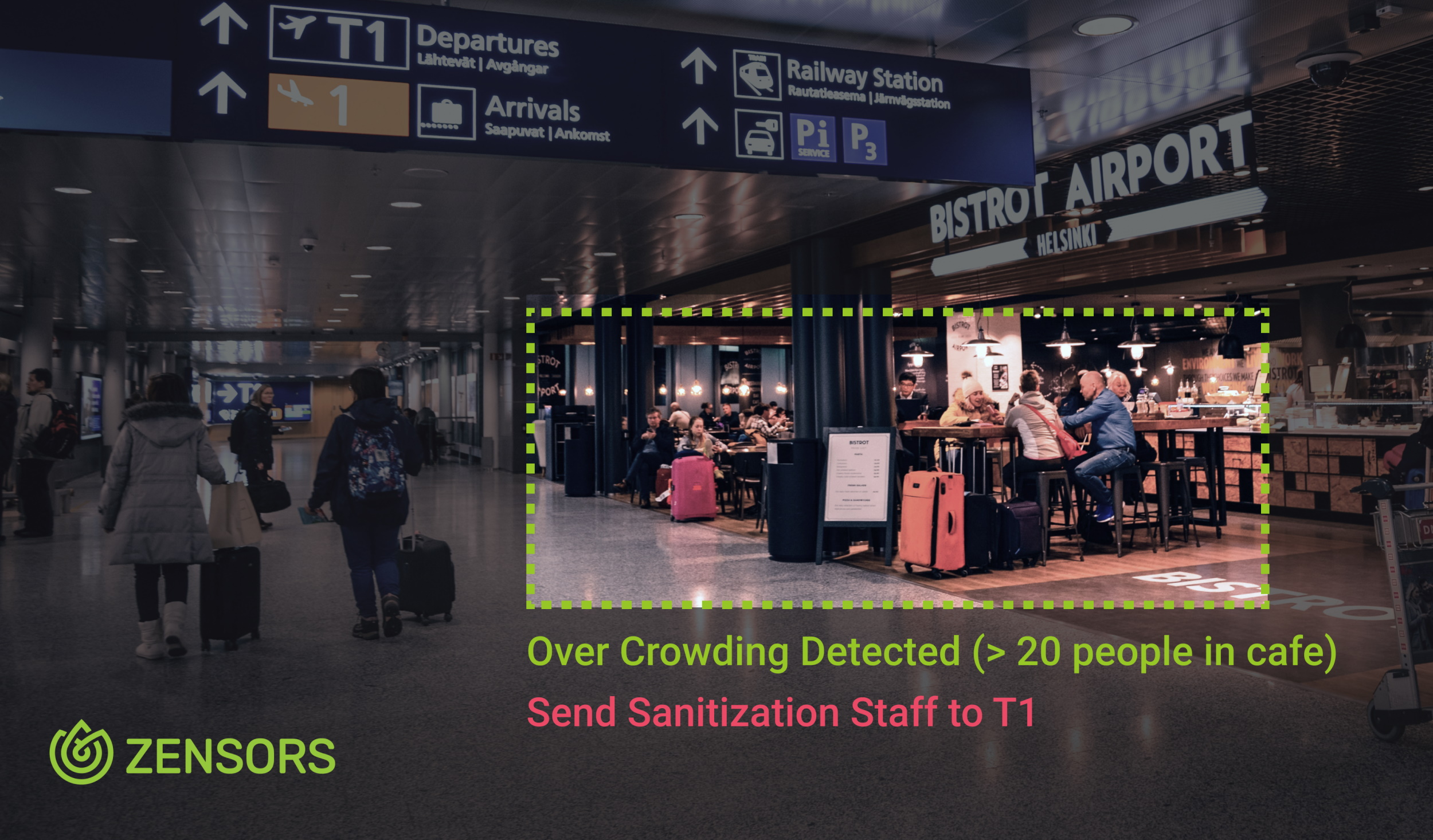 Zensors_Inc's tweet card. Computer vision techniques used for commercial purposes are turning out to be valuable tools for monitoring people's behavior during the present pandemic. Zensors, a startup that uses machine...