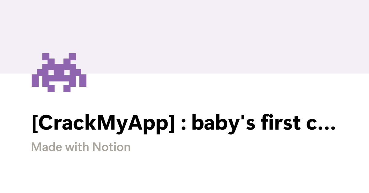 3ch0W15p's tweet card. Link : CrackMy.App baby's first crackme - CrackMy.App [Download]