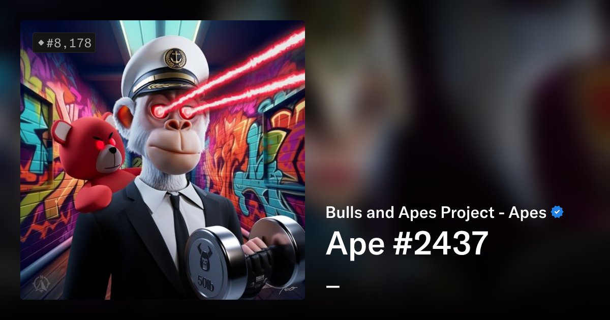 BAPSalesBot's tweet card. B.A.P. Apes give you control over your digital identity. You no longer have to win the mint lotto or hope someone paper hands your ideal NFT. Our Apes are dynamic. This means you can choose from...