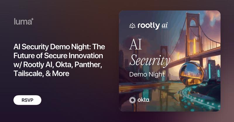 oktadev's tweet card. Join us for an exclusive evening of cutting-edge cybersecurity innovation as Rootly and Okta co-host a Security Demo Night spotlighting the latest advancements…