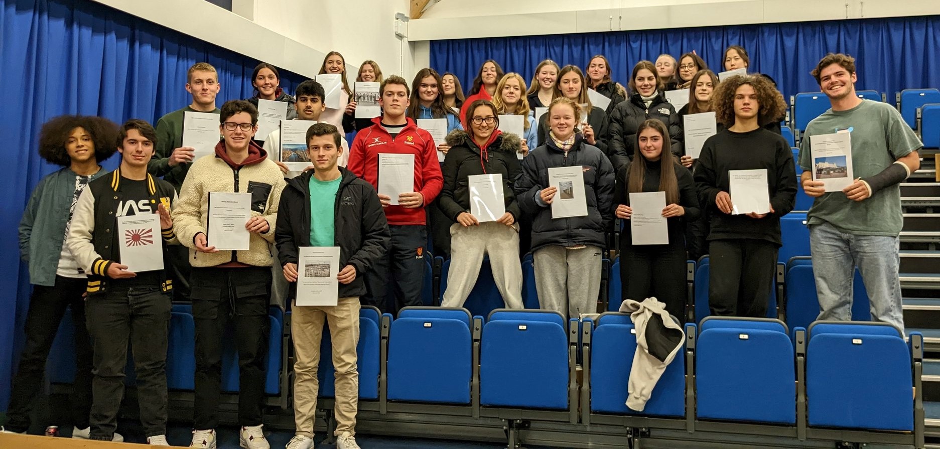 dunmowbroadcast's tweet card. Students at Felsted School are celebrating after receiving "excellent" results in the 2023 International Baccalaureate programme.