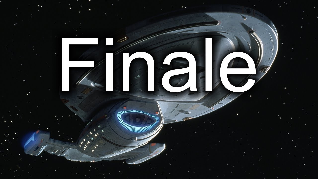 StringentHydra9's tweet card. Star Trek Voyager Finale #ScrewCBS