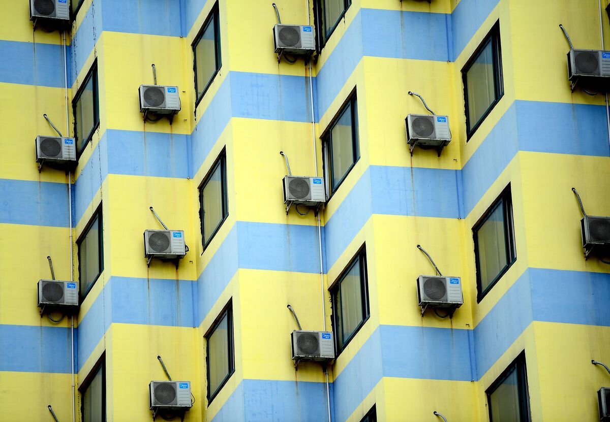 OSMOTHERM's tweet card. With temperatures in Europe and everywhere else soaring, demand for air con is booming. The extra power demand may cause a vicious circle on warming