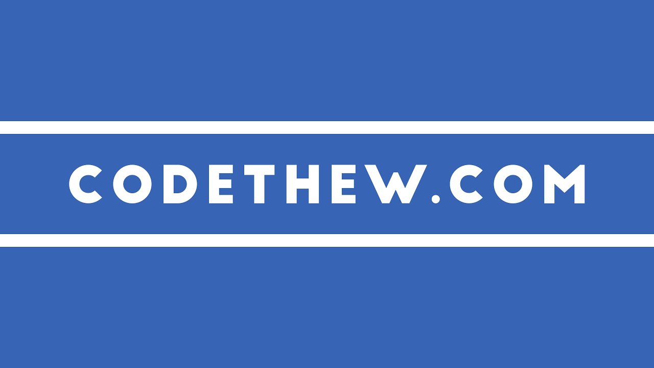 codetheweb1's tweet card. Codethew.com