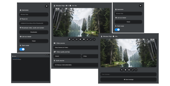 mirodev85's tweet card. 📡 MiroTalk WebRTC Live Broadcast allows to broadcast live video, audio and screen stream to all connected users (viewers). - miroslavpejic85/mirotalkbro