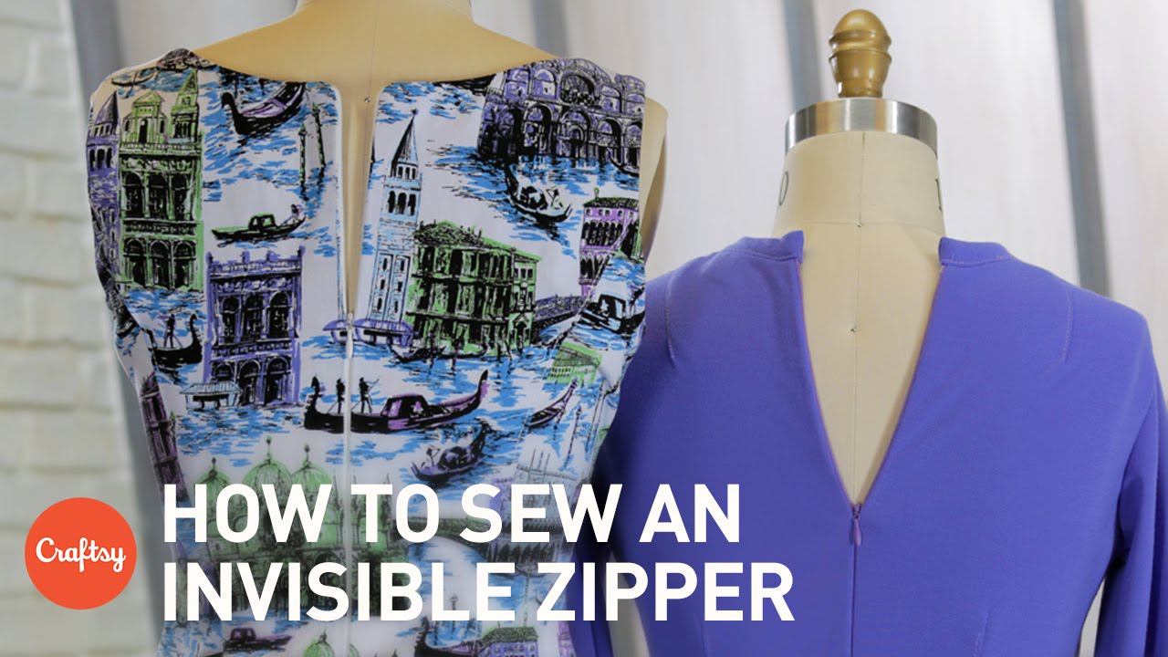 fabricoutletsf's tweet card. How to Sew an Invisible Zipper Step by Step | Sewing Tutorial with...