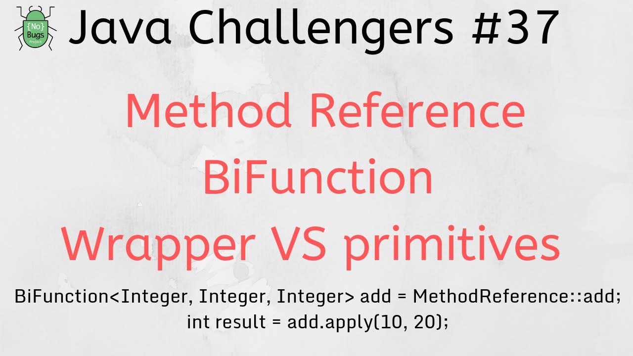 RafaDelNero's tweet card. Java Challengers #37 - Method Reference, BiFunction, Wrappers
