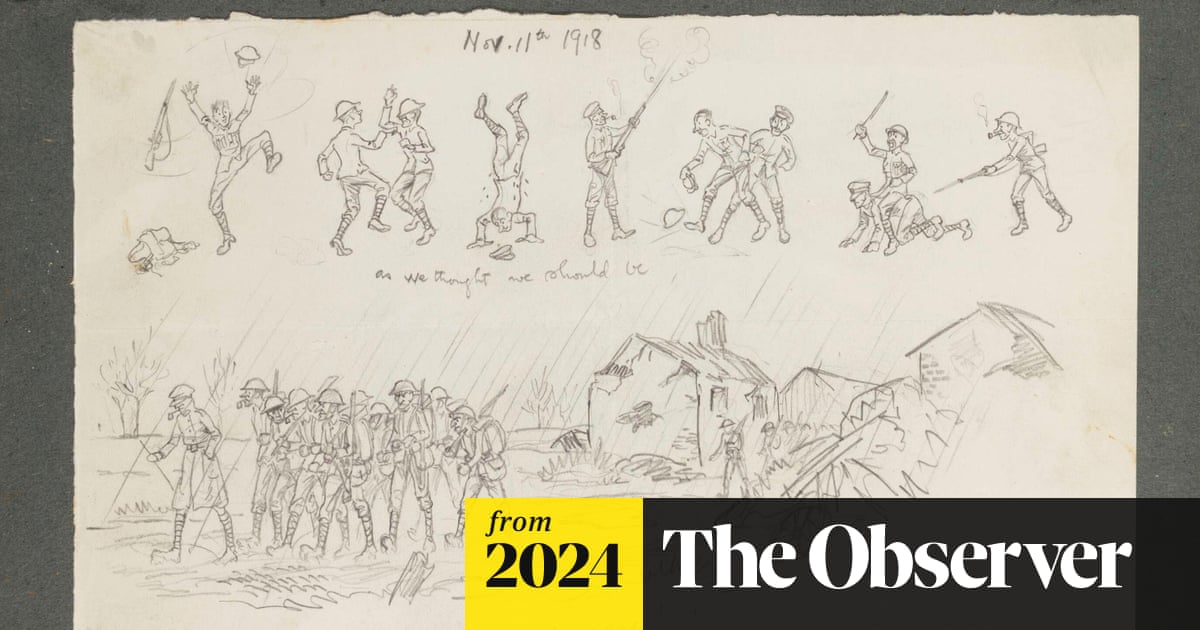 teachlearnwar's tweet card. Newly unearthed studies by young private Henry Page have been published to mark Rememberance Sunday