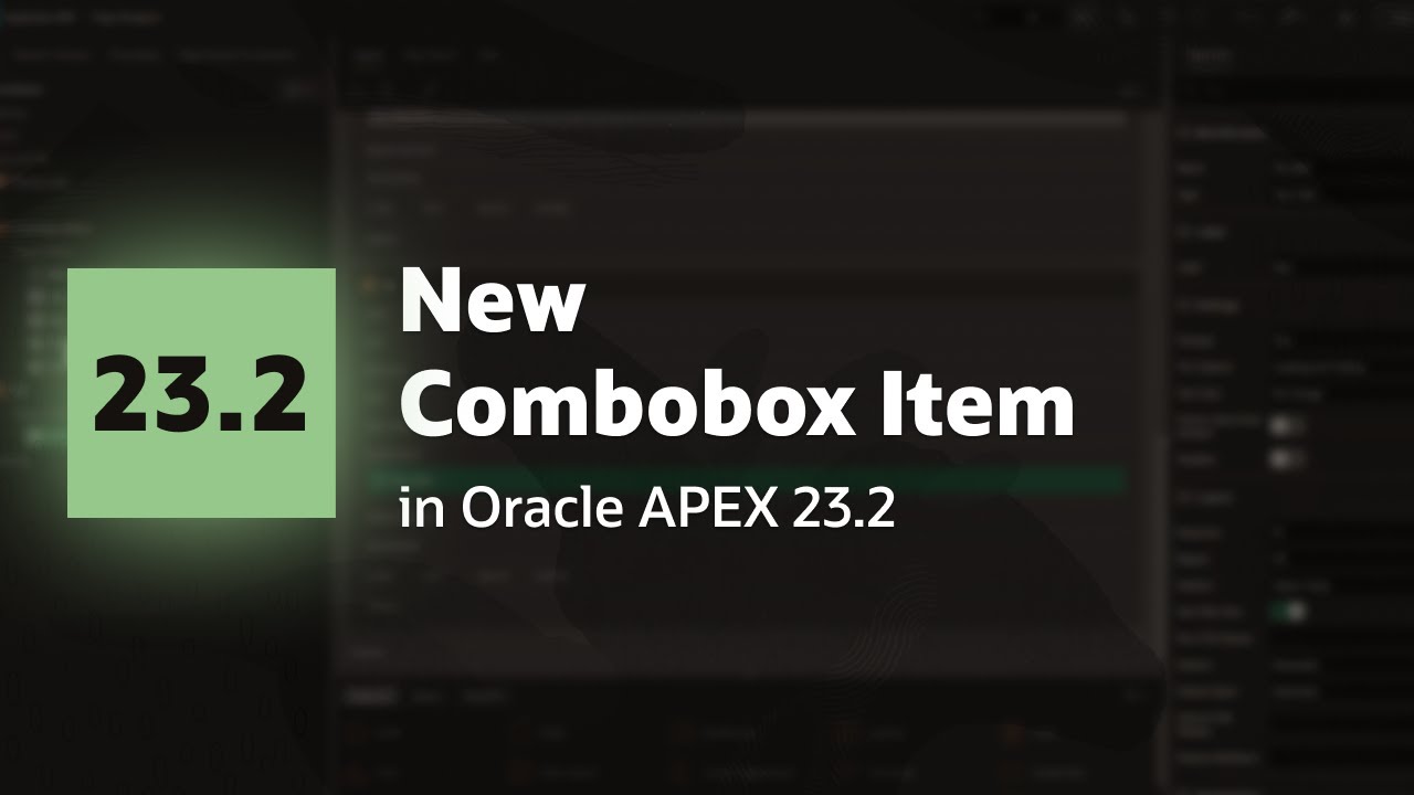 mortenbraten's tweet card. New Combobox Item in Oracle APEX 23.2
