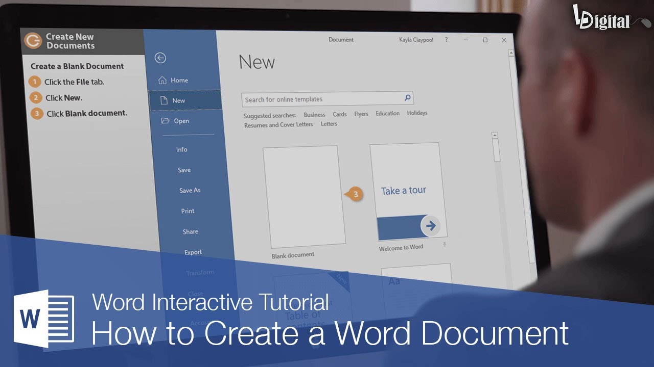 AackyVerma's tweet card. What is Word? | How to Create a Document in Word | Learning Digital