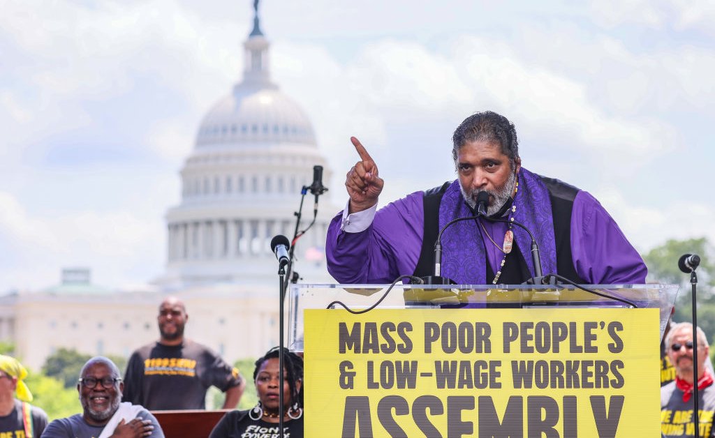 RevDrBarber's tweet card. "We need a movement to engage poor people who haven’t voted because they’ve never imagined the system could work."