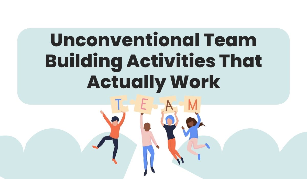ResourceQueue's tweet card. Discover unconventional team-building activities that inspire creativity, boost collaboration, and enhance productivity. Perfect for creating stronger, united teams!