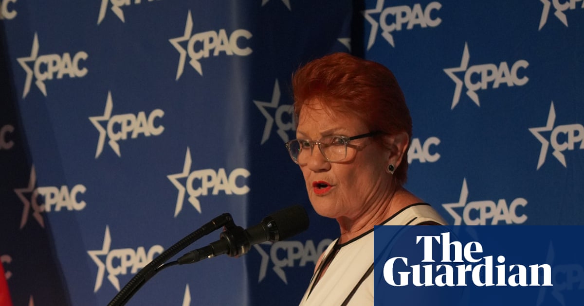 ChrisHeHim1's tweet card. One Nation leader also seen with Gina Rinehart – and many of her talking points align with mining magnate