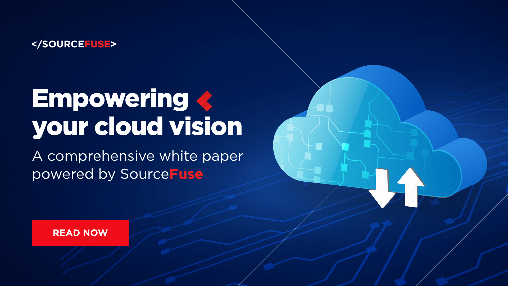 SourceFuse's tweet card. Discover our cloud migration services for seamless modernization and enhanced scalability in our white paper. Click to Read more.