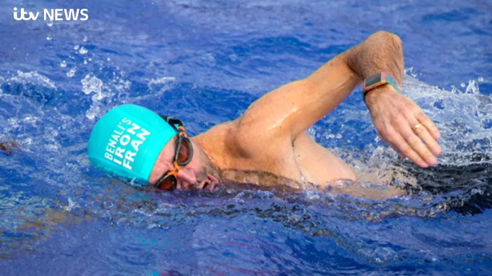 jo_pars's tweet card. Ex-Southampton football star Francis Benali is ready for his next challenge. He's aiming to do seven Ironman Triathlons in seven days. | ITV News Meridian