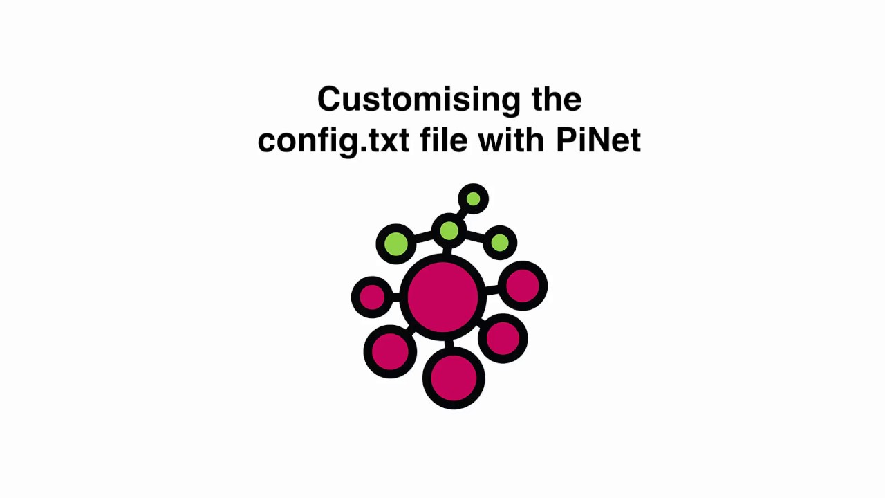 PiNetDev's tweet card. Customising the config.txt file with PiNet