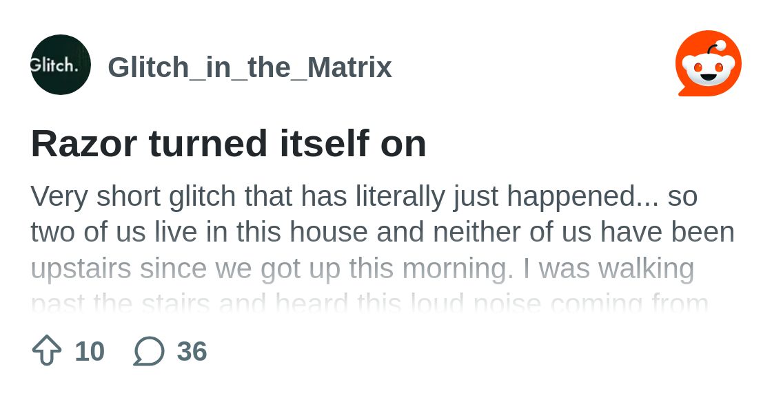 theprogrammerin's tweet card. Explore this post and more from the Glitch_in_the_Matrix community