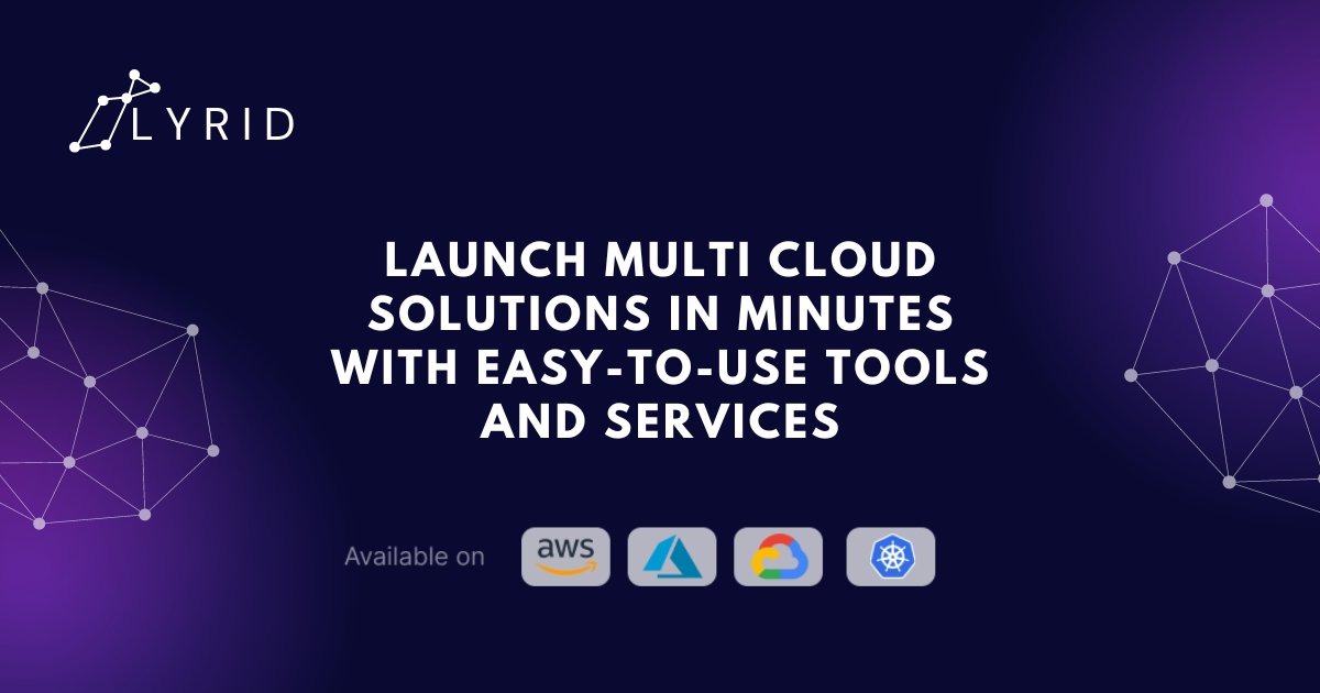 LyridInc's tweet card. Build cloud-based applications, leverage cloud services and infrastructure, automate workflows, and manage hybrid cloud environments with the Lyrid platform
