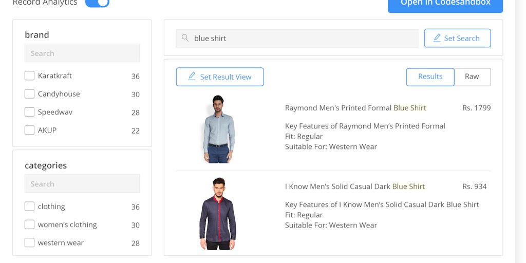 MarcelChastain's tweet card. Reactivesearch.io offers a supercharged experience for building app search