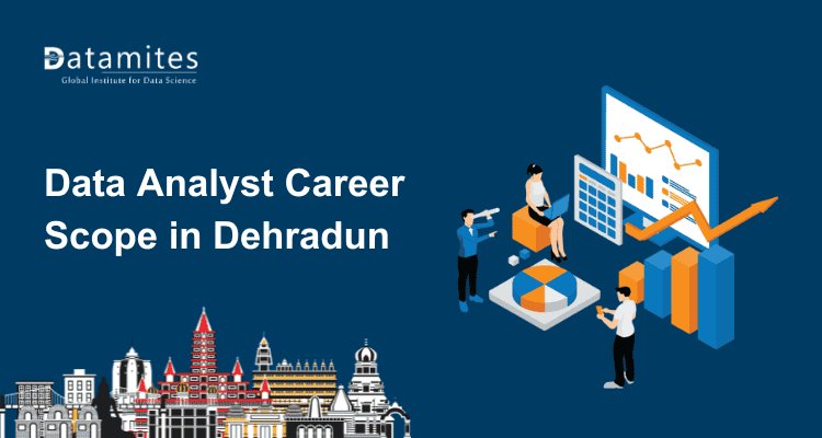 DataMites's tweet card. Explore the Data Analyst career scope in Dehradun. Learn about rising demand, job opportunities, key skills required, and how practical training can help aspirants build a successful and future-ready...