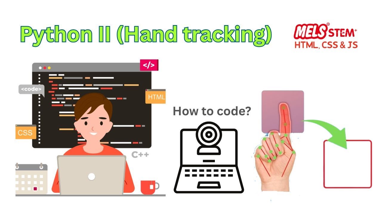 MELS43764084's tweet card. F5C2-Python (Hand tracking) | Beginner in learning Python | Coding |...