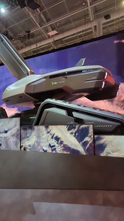 DavesHowTo's tweet card. XD Hyundai AI Future Excavator #ces2024 #hyundai