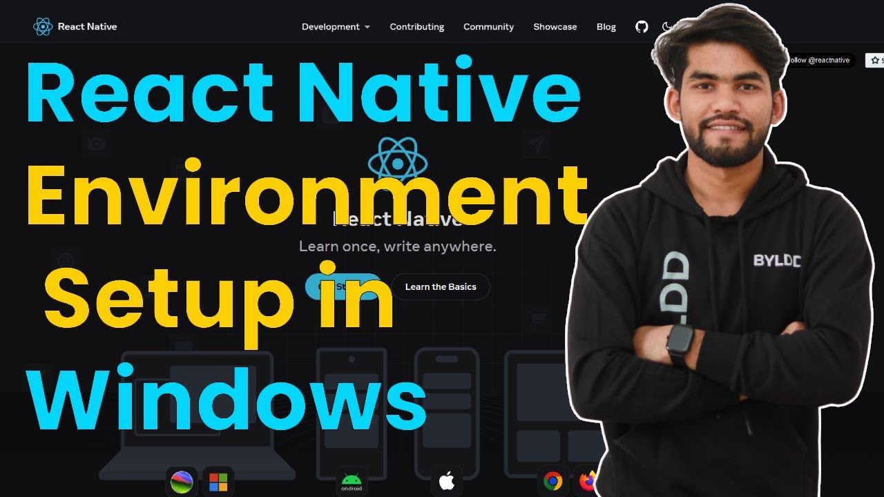 mrigangkadatta's tweet card. How to Setup React Native Environment in Windows 11 (2024) and Make...