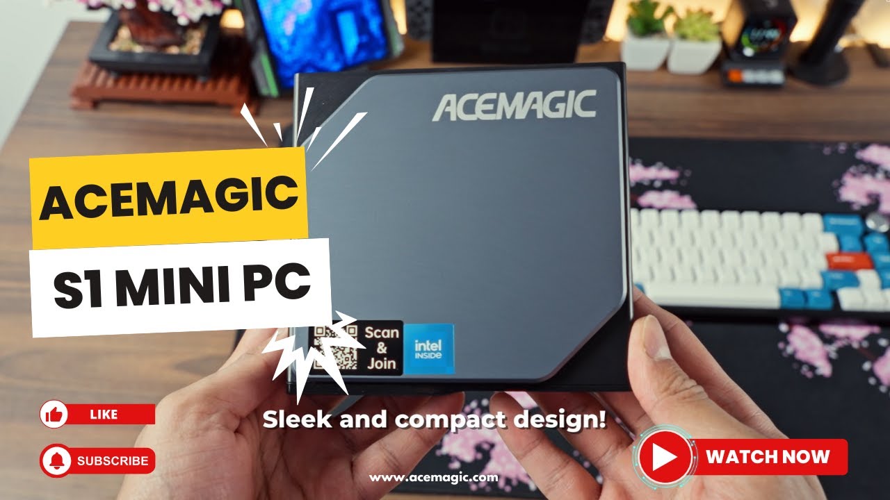 Acemagic_MiniPC's tweet card. 🔥 ACEMAGIC S1 Mini PC — powered by Intel’s 12th Gen Alder Lake N97...