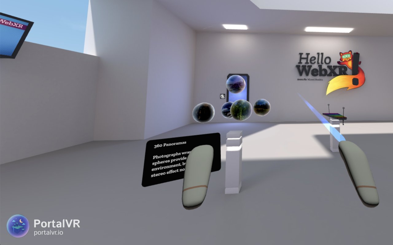 gfodor's tweet card. PortalVR for WebXR lets you explore immersive content using the screens you already have.