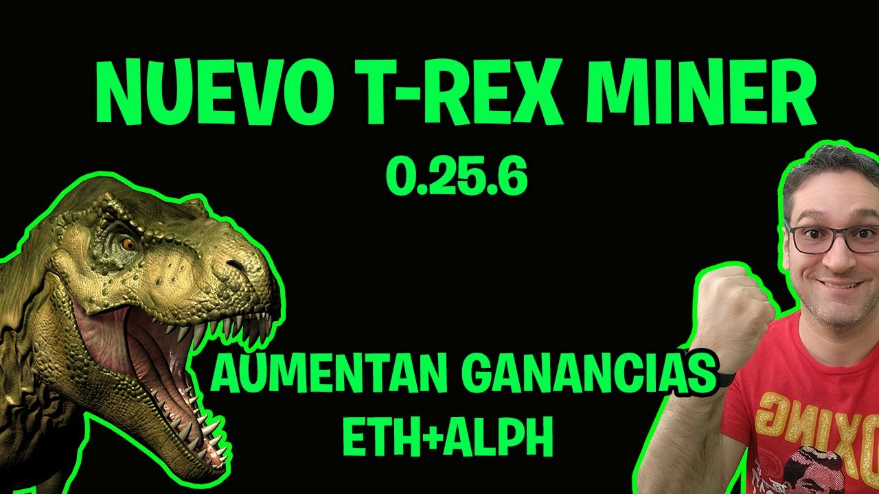 cryptossuper's tweet card. T REX MINER 0.25.6 MINERIA DUAL Y MAYORES GANANCIAS
