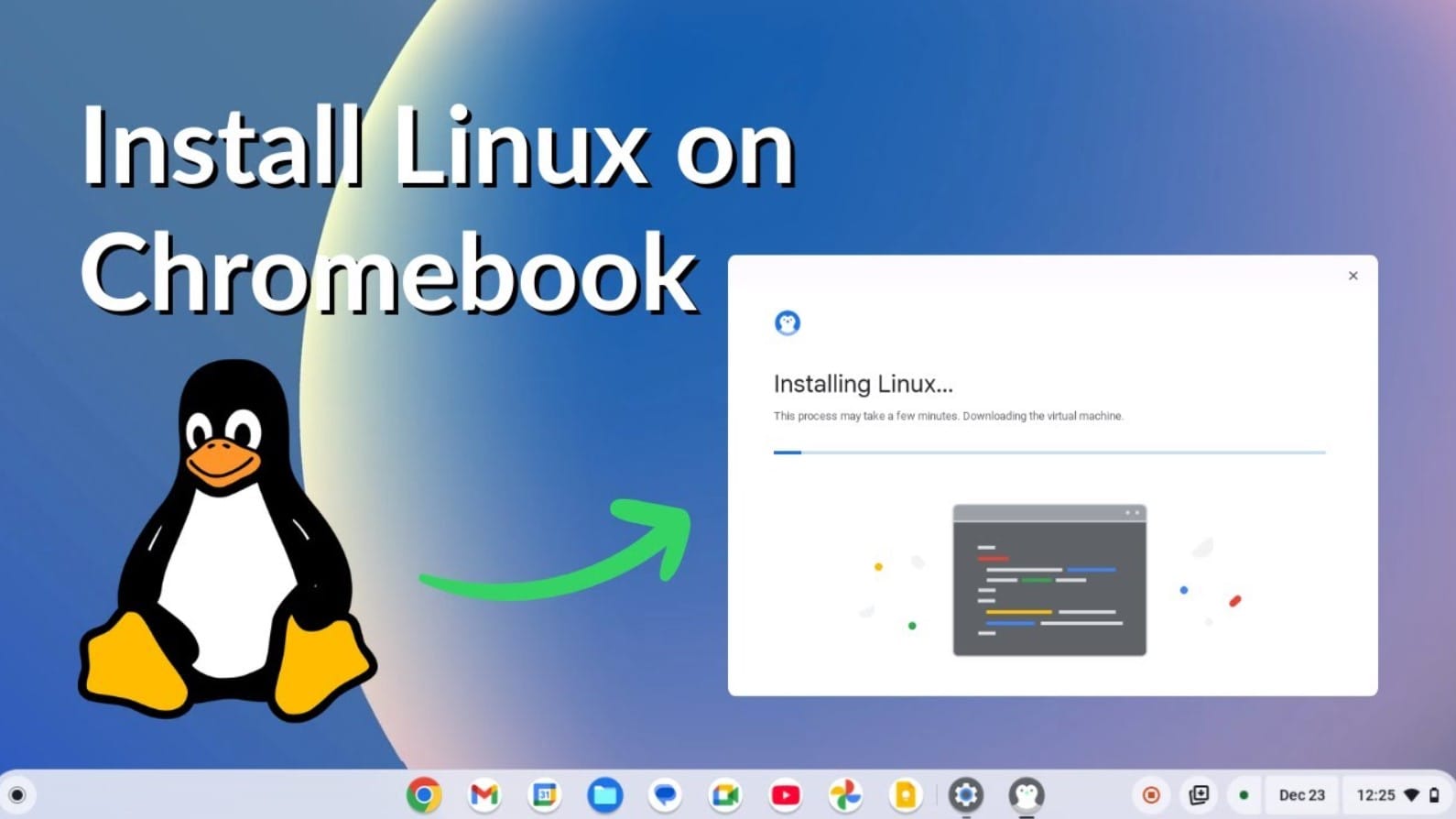 Sprintally's tweet card. Learn how to install Linux on Chromebook step-by-step using safe, proven methods including Crostini, Crouton, and full OS replacement.