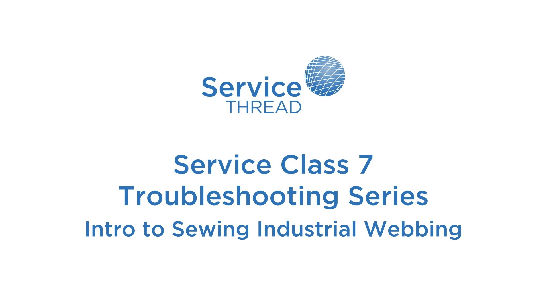 ServiceThread's tweet card. Watch our latest video tutorial to learn how to sew on a Class 7, or the most standard industrial sewing machine, following basic safety precautions for you, and learning the equipment.