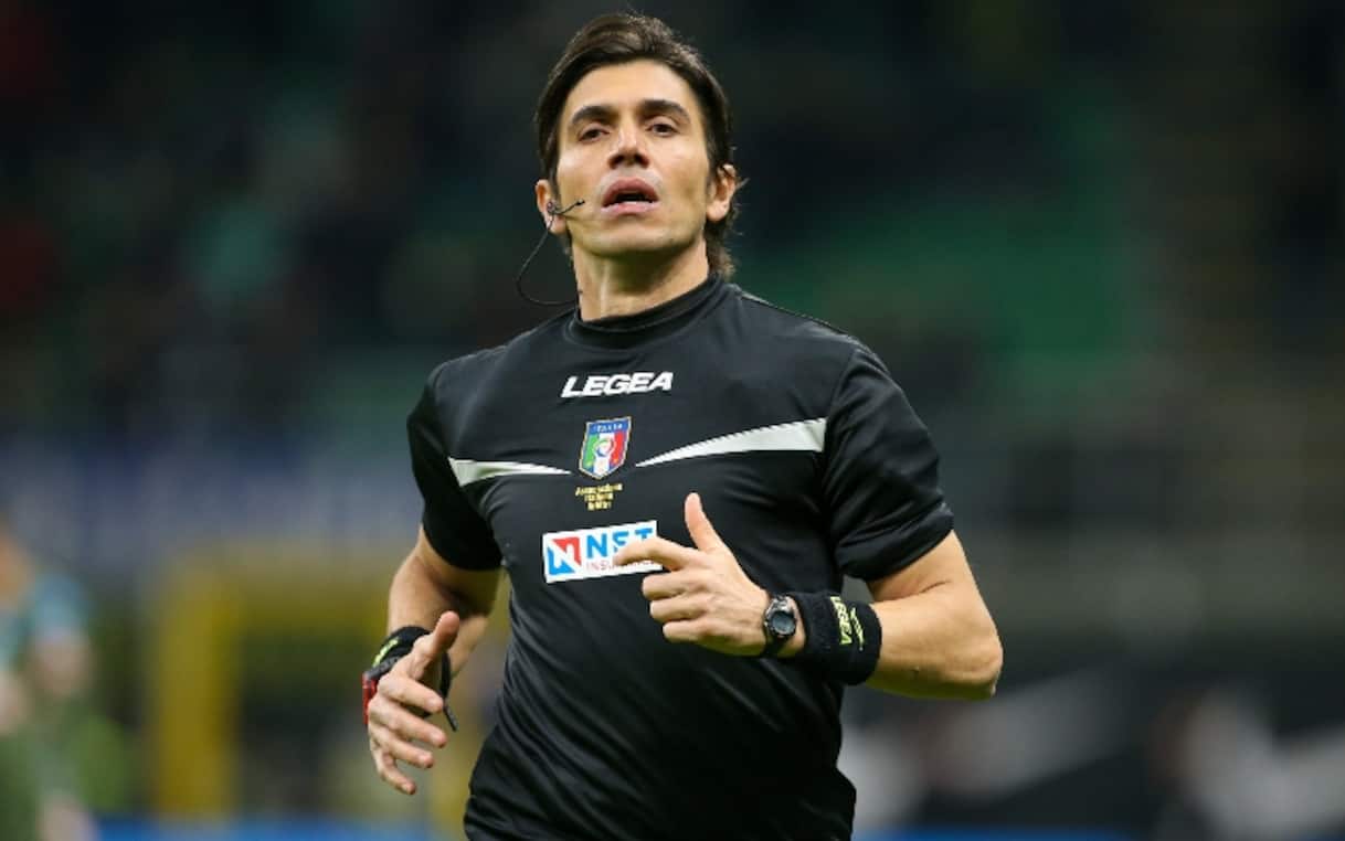 lorenzogrv's tweet card. Lezioni a Trigoria con l'ex arbitro