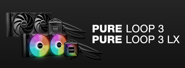 RKiologist22's tweet card. High-performance AiO water coolers with powerful thermal management, individualization, and virtually inaudible operation be quiet! proudly introduces Pure Loop 3 LX and Pure Loop 3. These addition…