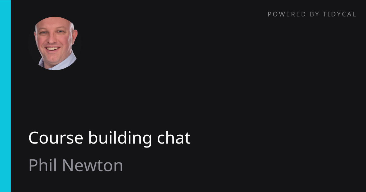 theskillsshop's tweet card. Course building chat