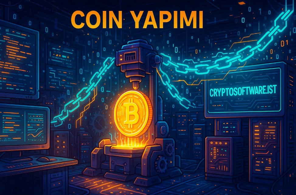 cryptosoftware1's tweet card. Kendi coininizi oluşturun. Cryptosoftware.ist, güvenilir altyapı, tokenomics planlama ve profesyonel blockchain çözümleri sunar.