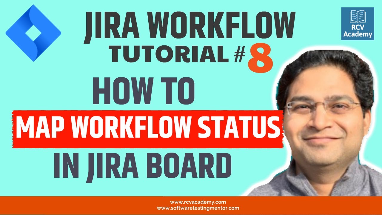 swtmentor's tweet card. JIRA Workflow Tutorial #8 - Configure JIRA Board | Map Workflow...