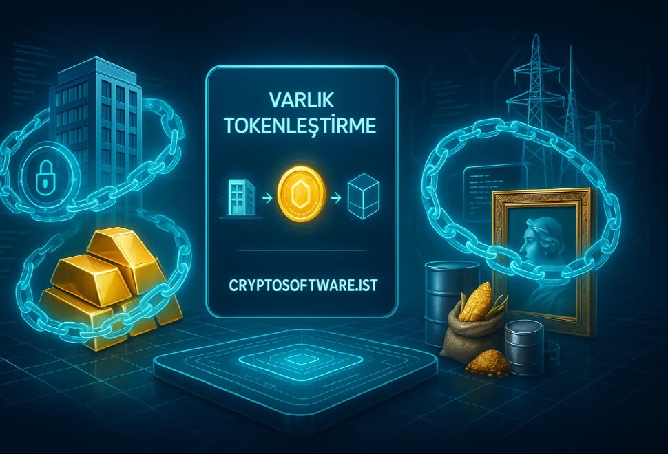 cryptosoftware1's tweet card. Gerçek dünya varlıklarınızı blockchain ile dijitalleştirin. Tokenizasyon, özel ağ ve borsa altyapısı çözümleri cryptosoftware.ist’te.